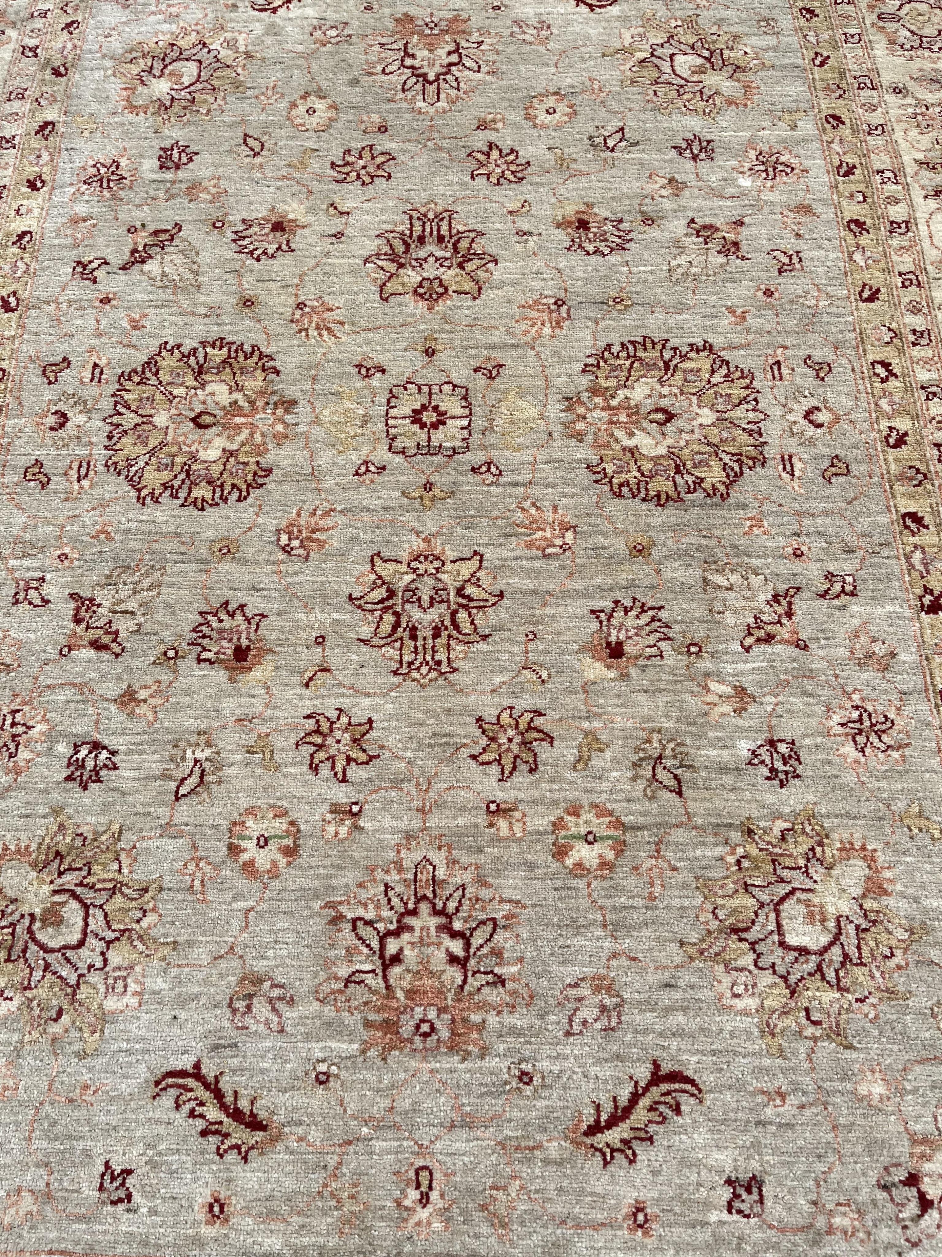 A Ziegler style ivory ground carpet, 240 x 173cm. Condition - good